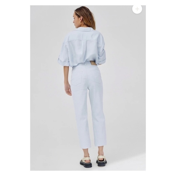 NWT SIGNIFICANT OTHER Monty Jean High Rise Straight Leg Light Wash Size US 4 - Picture 4 of 12